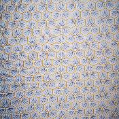 Nappe  sur mesure  -  coton enduit - Riad gris clair