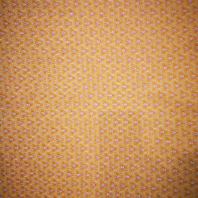 Tissu au mètre - Coton enduit - Riad Safran - 160 cm de large