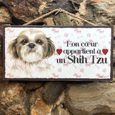 Plaque chien - Shih Tzu 