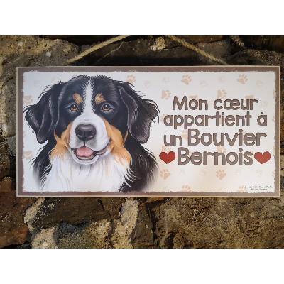 Plaque chien Bouvier Bernois 