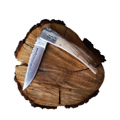 Véritable couteau Camarguais N° 12 manche bois d'olivier