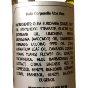 Huile de massage  corporel à l'huile d'olive et d'Aloe vera 50 ml