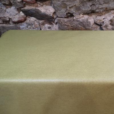 Tissu au mètre - Coton enduit - uni vert - 160 cm de large
